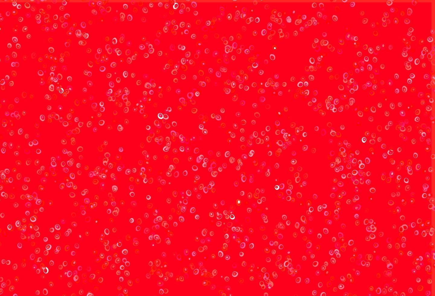 Light Red vector pattern with spheres.