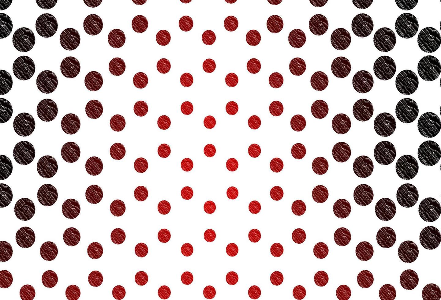 Light red vector cover with spots.