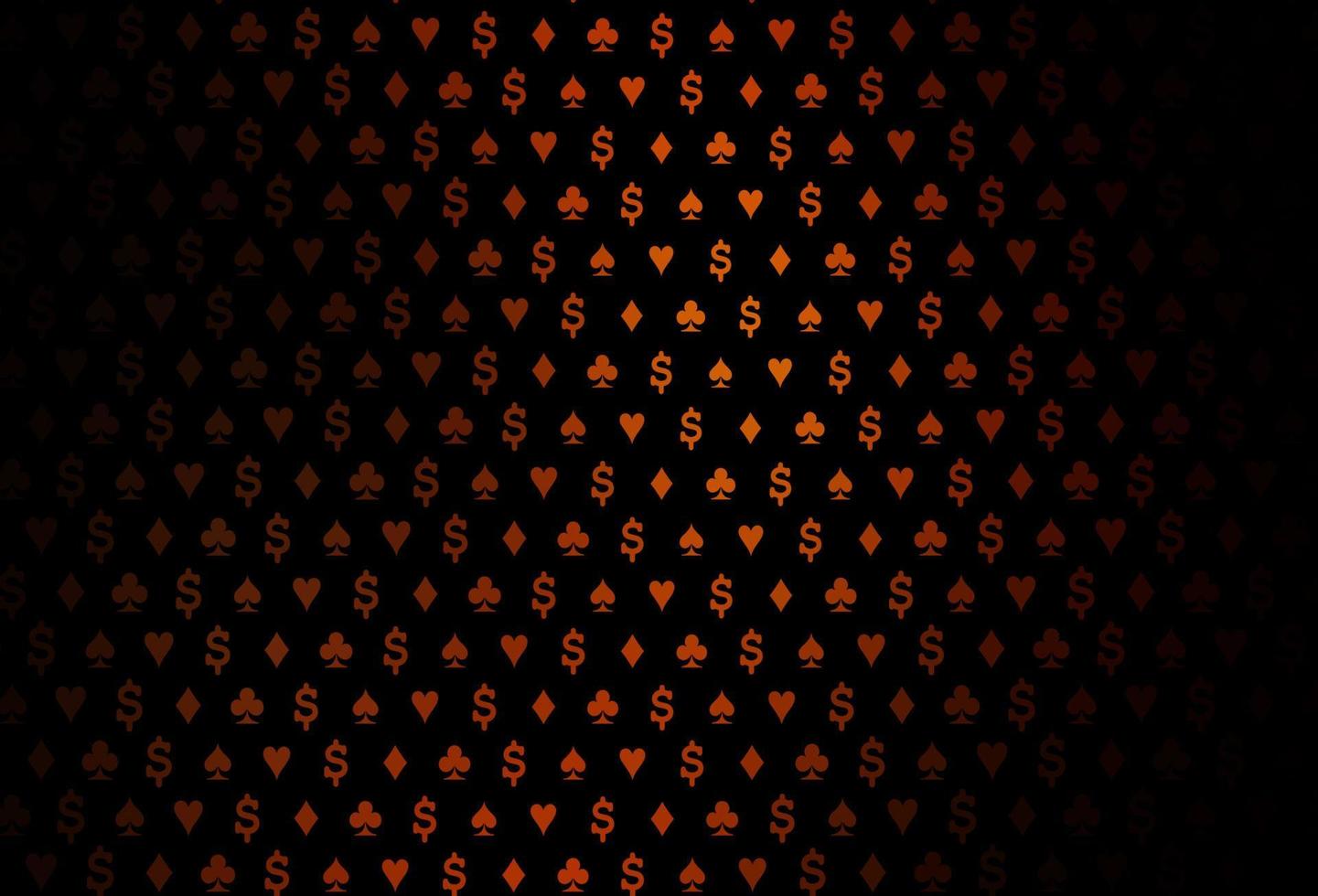 Dark yellow, orange vector layout with elements of cards.