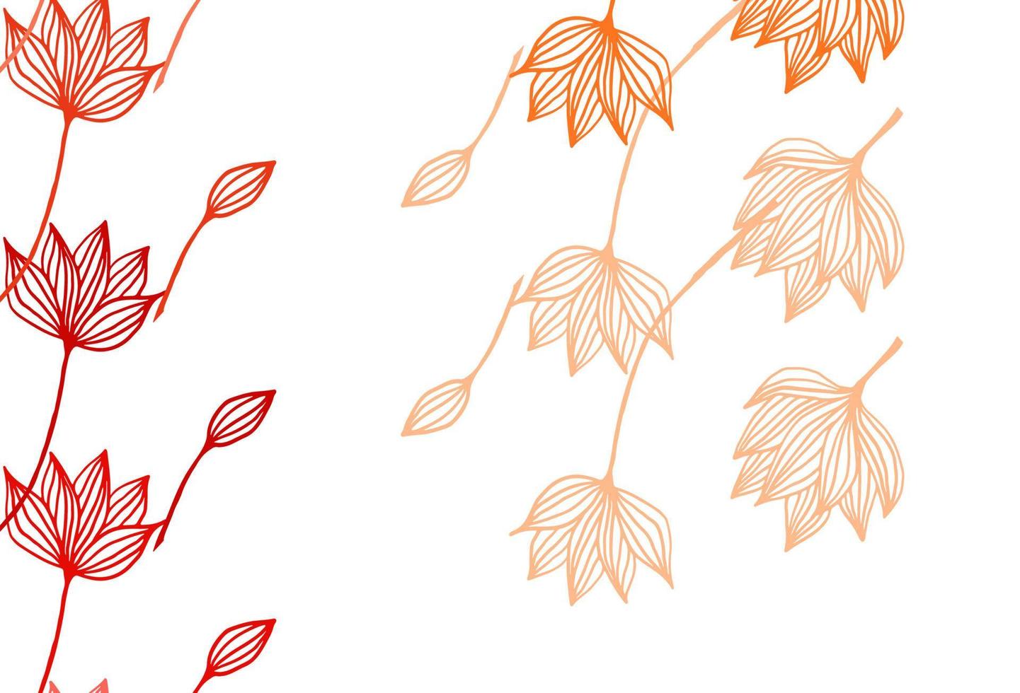 Light Red, Yellow vector sketch background.
