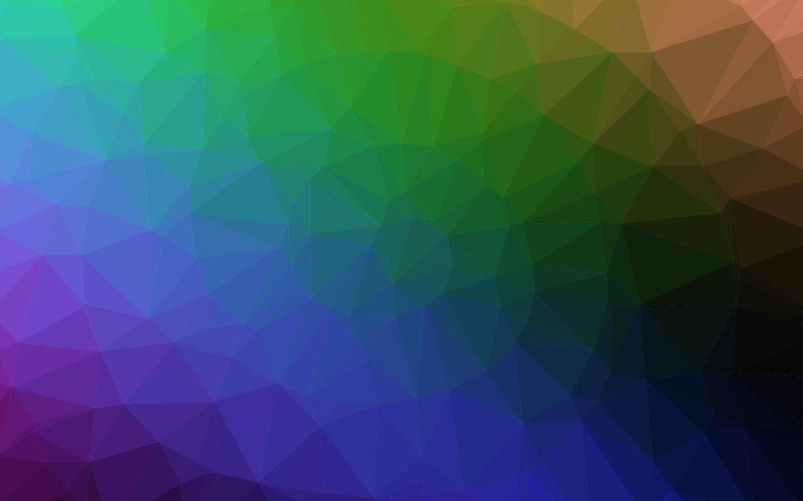 Dark Multicolor, Rainbow vector low poly texture.