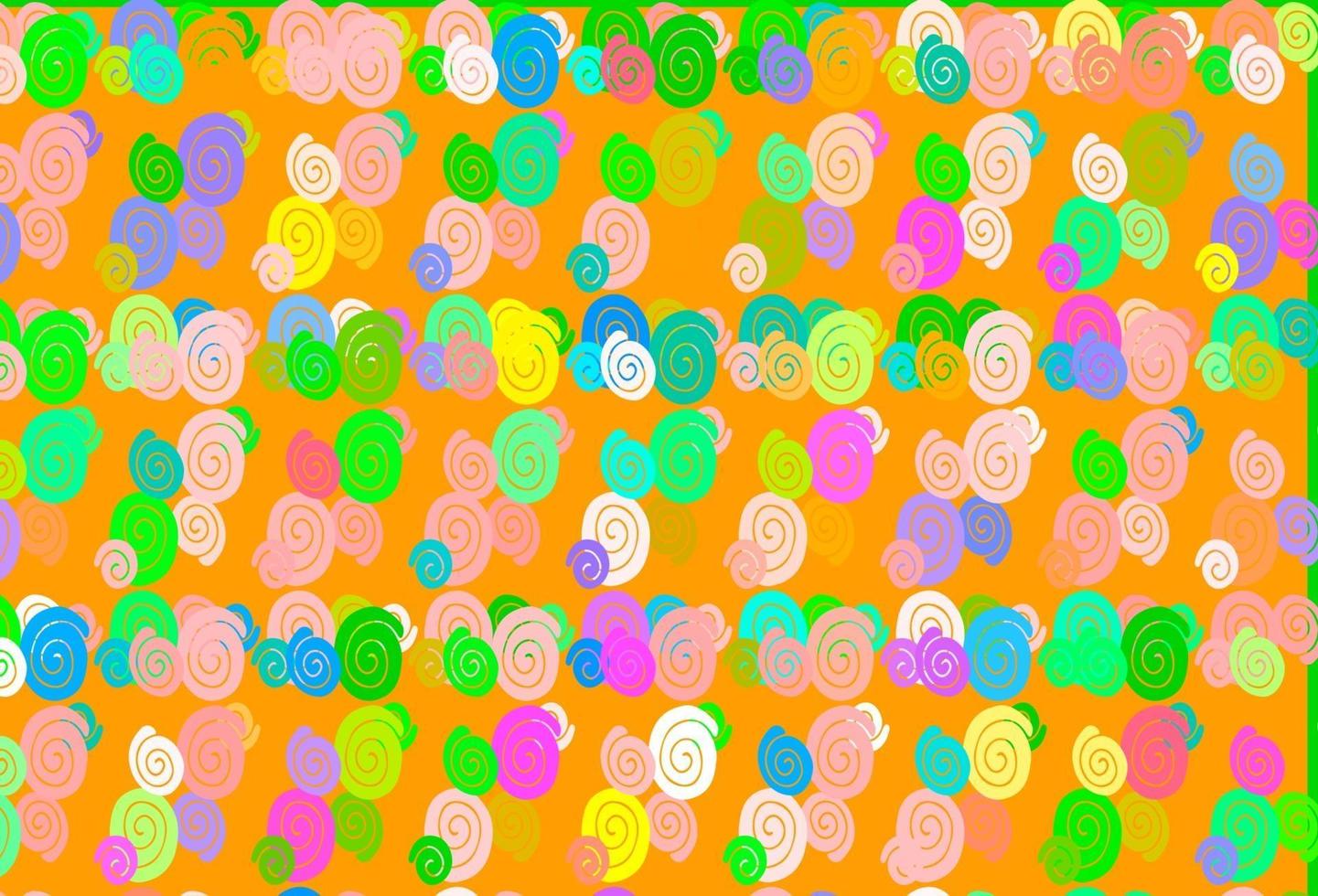 Light Multicolor, Rainbow vector template with liquid shapes.