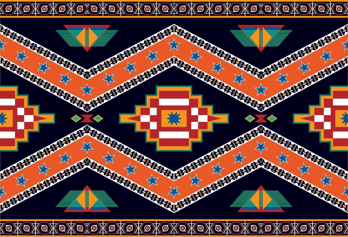 ethnic pattern or geometric, polygonal repeating overlay on black background. design to be printed on the cloth or fabric. vector