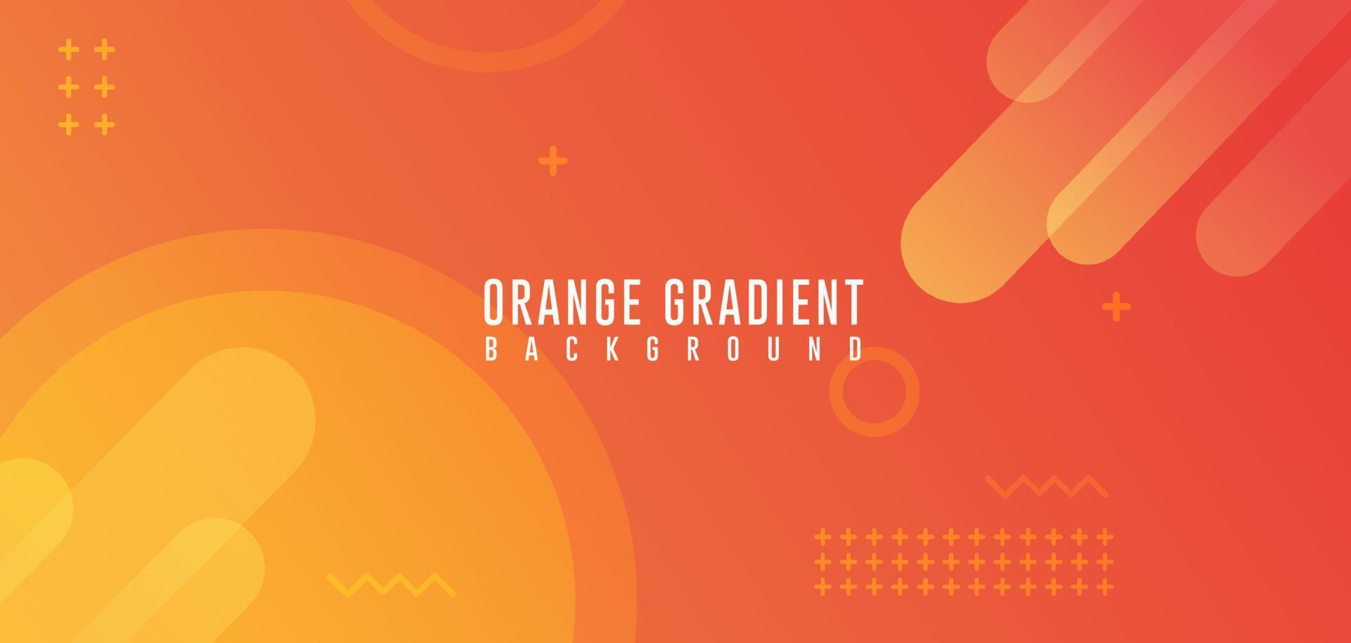 Gradient Abstract Background, Full color abstract background, Orange Background vector