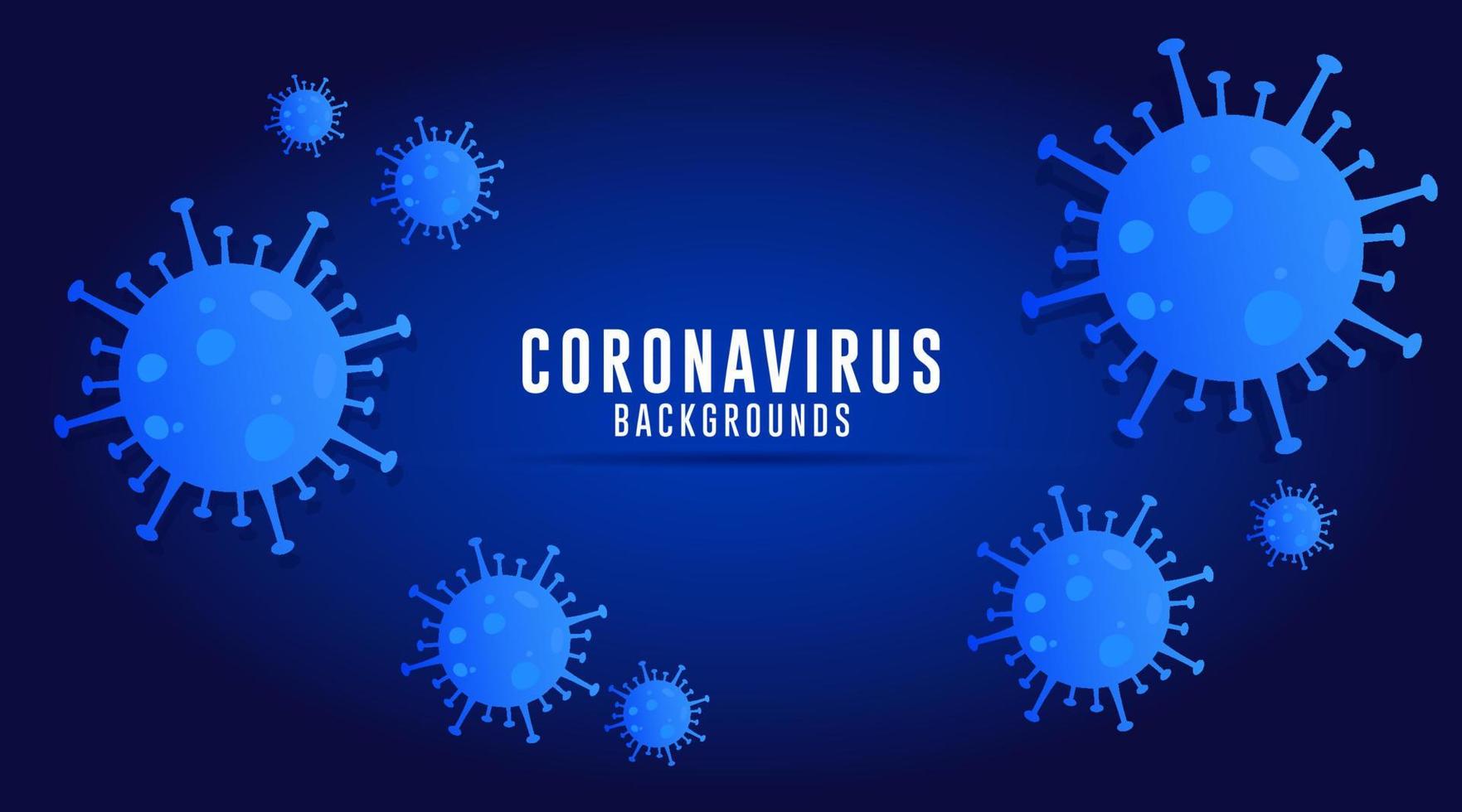 Coronavirus Background, Covid-19 Background, Covid-19 Background with Purple Blue Gradient vector