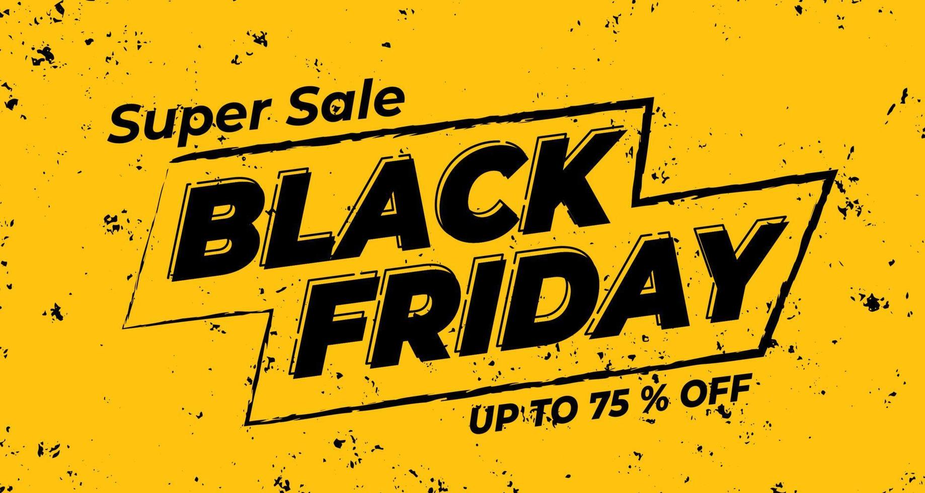 Black Friday Banner, Sale Banner Template, Big Sale banner Background vector
