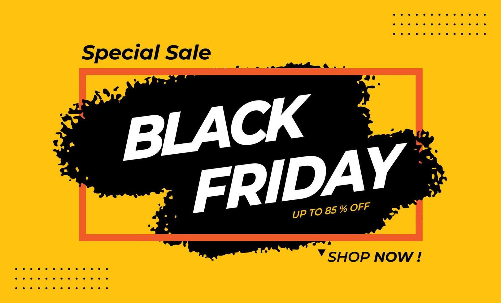 Black Friday Banner, Sale Banner Template, Big Sale banner Background vector
