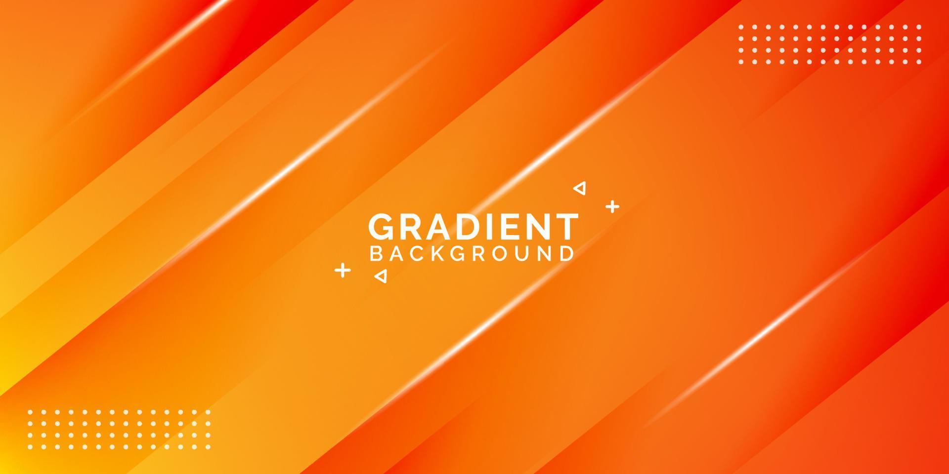 Gradient Abstract Background, Full color abstract background, Orange Background vector