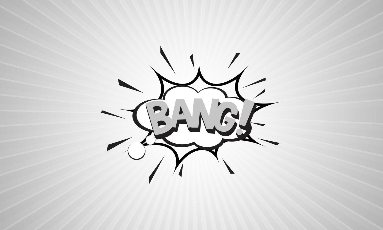 Abstract comic zoom Background Design. vector