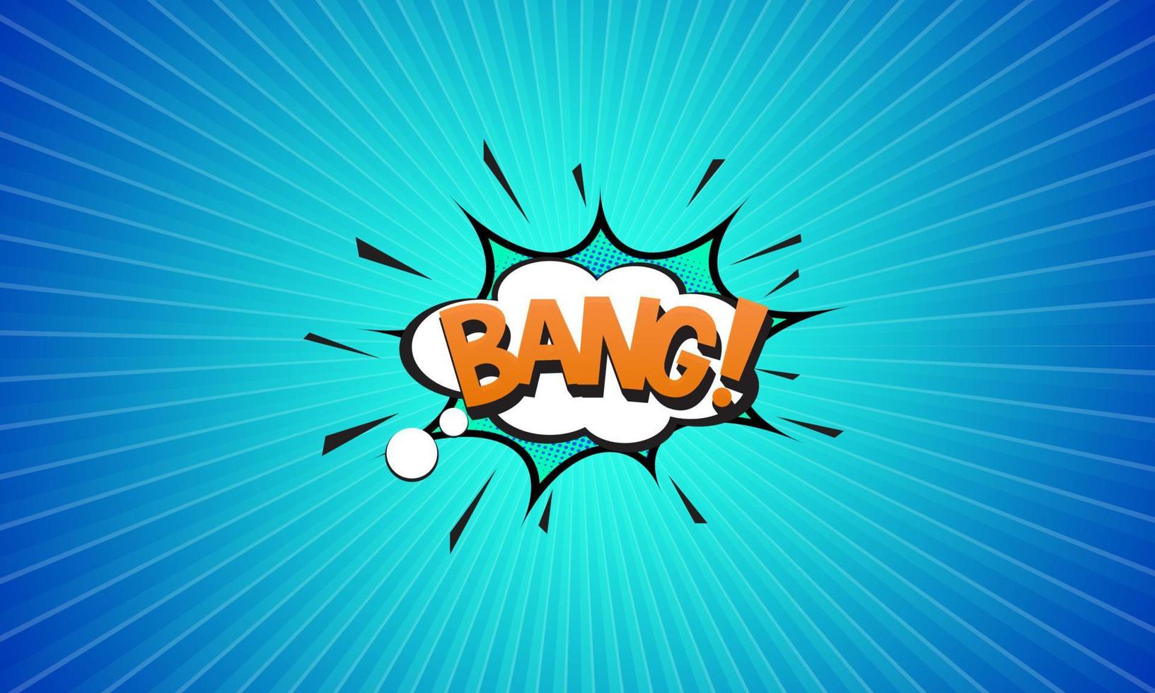 Abstract comic zoom Background Design. vector