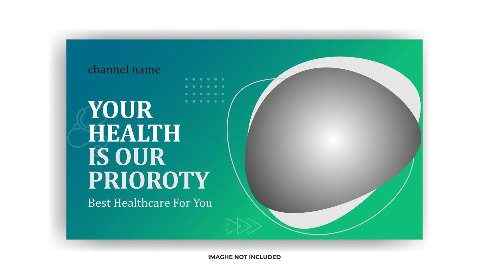 Modern and creative video thumbnail design for all social media. vector