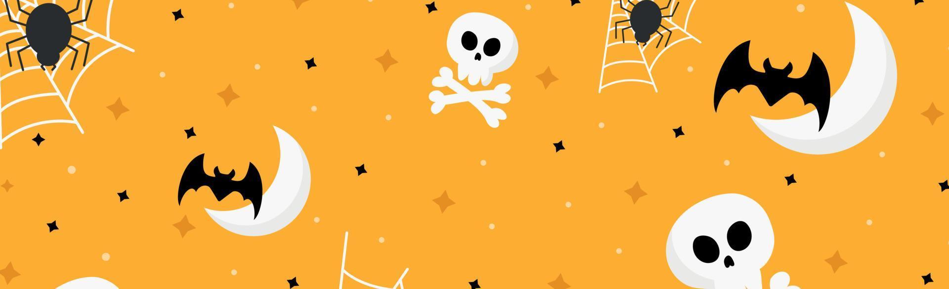 Colorful pattern background for the holiday halloween - Vector