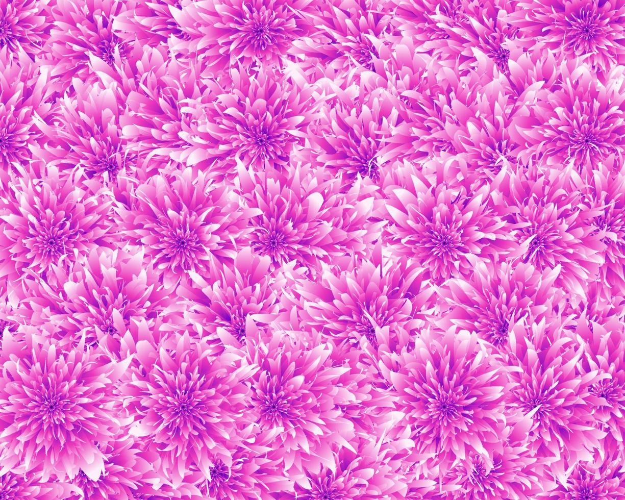 Vector pattern with pink exotic flowers on isolated backgorund. Vector backgorund.