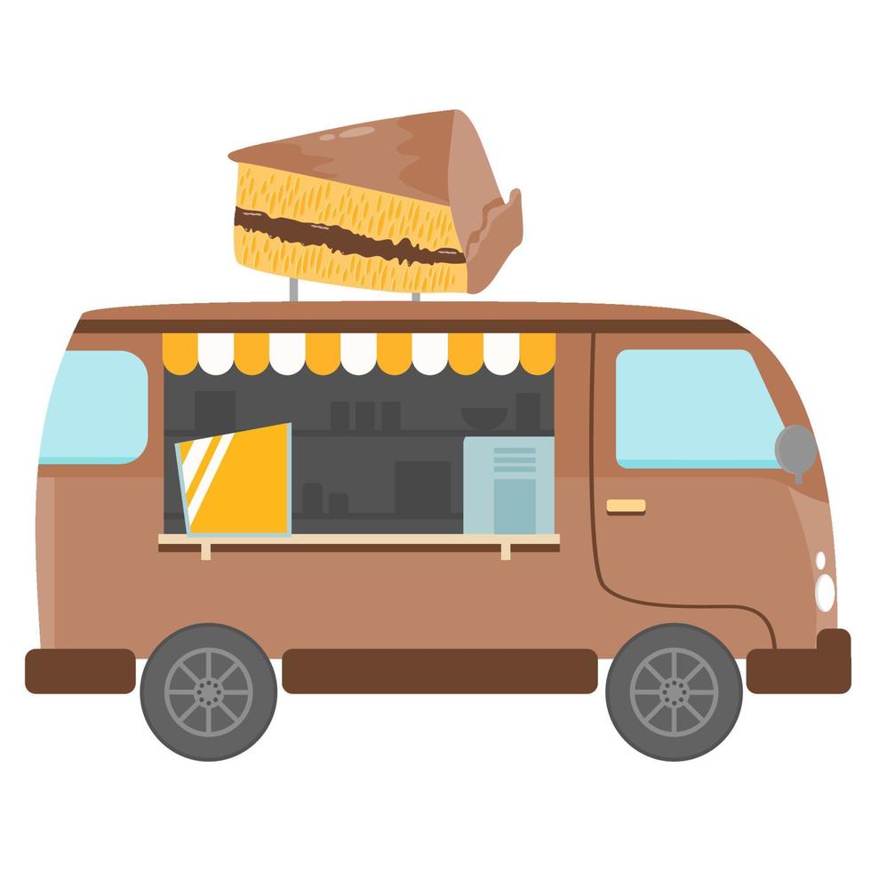 martabak manis food truck vector design