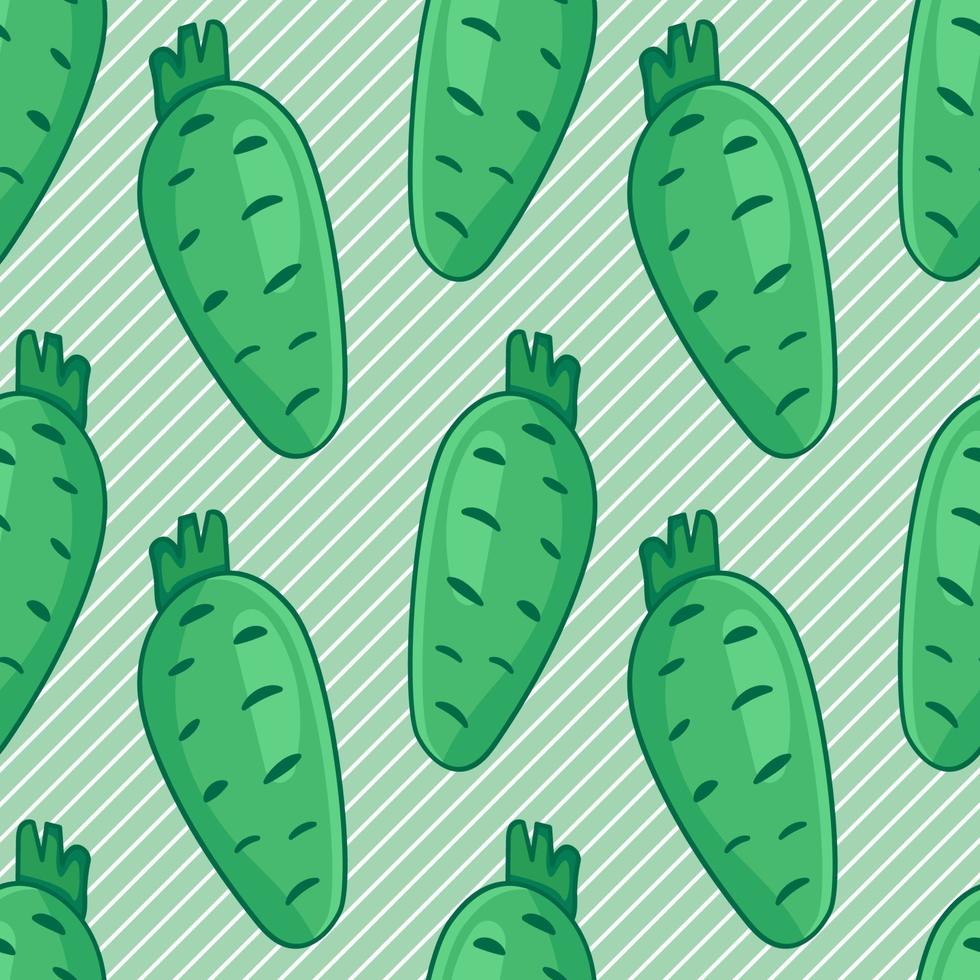 wasabi vegetable seamless pattern illustration vector