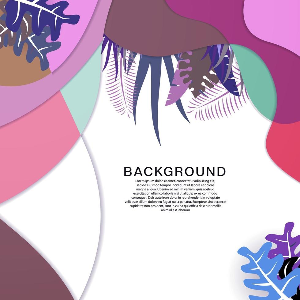 illustration graphic of colorful fall abstract design vector