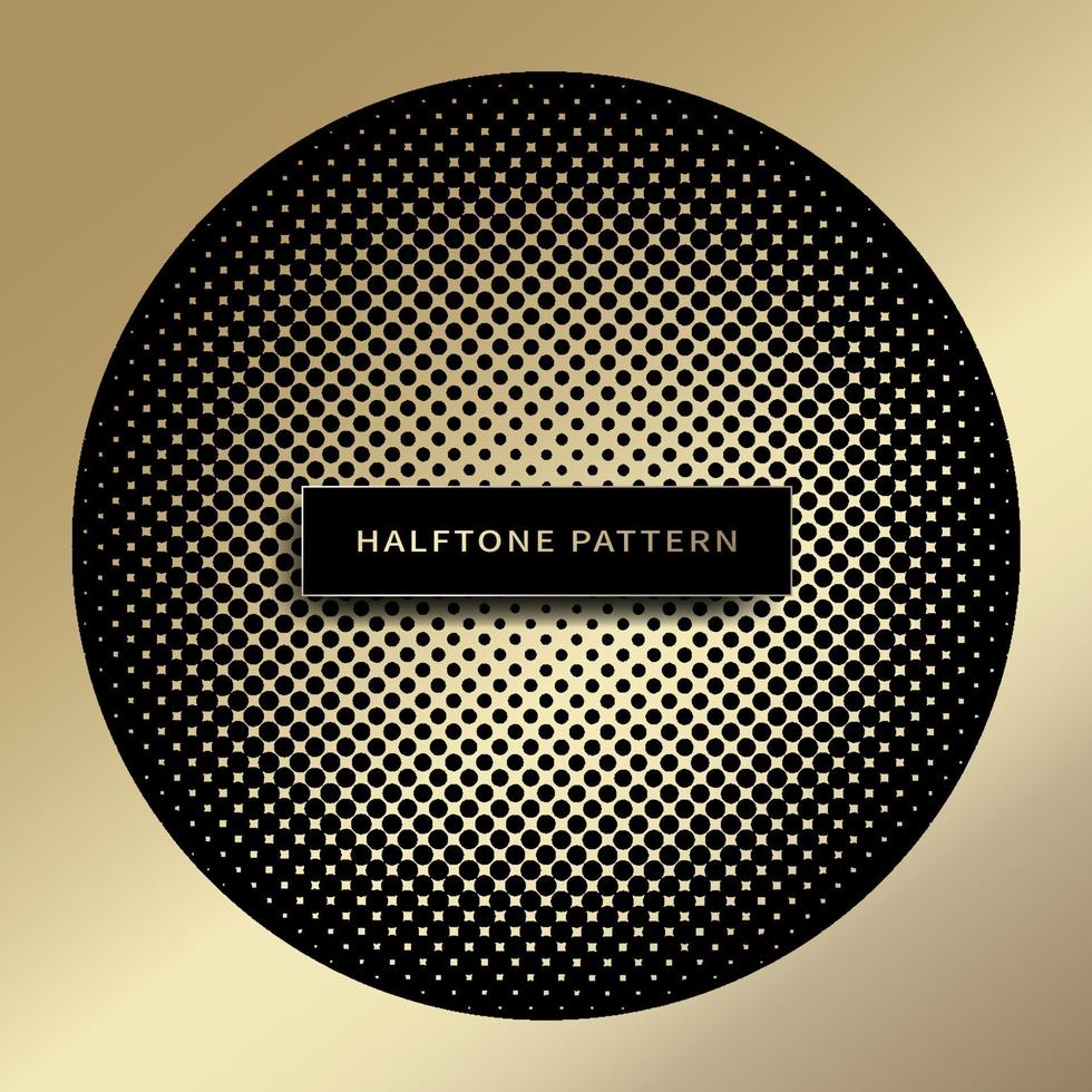 Halftone dots design, halftone background vector