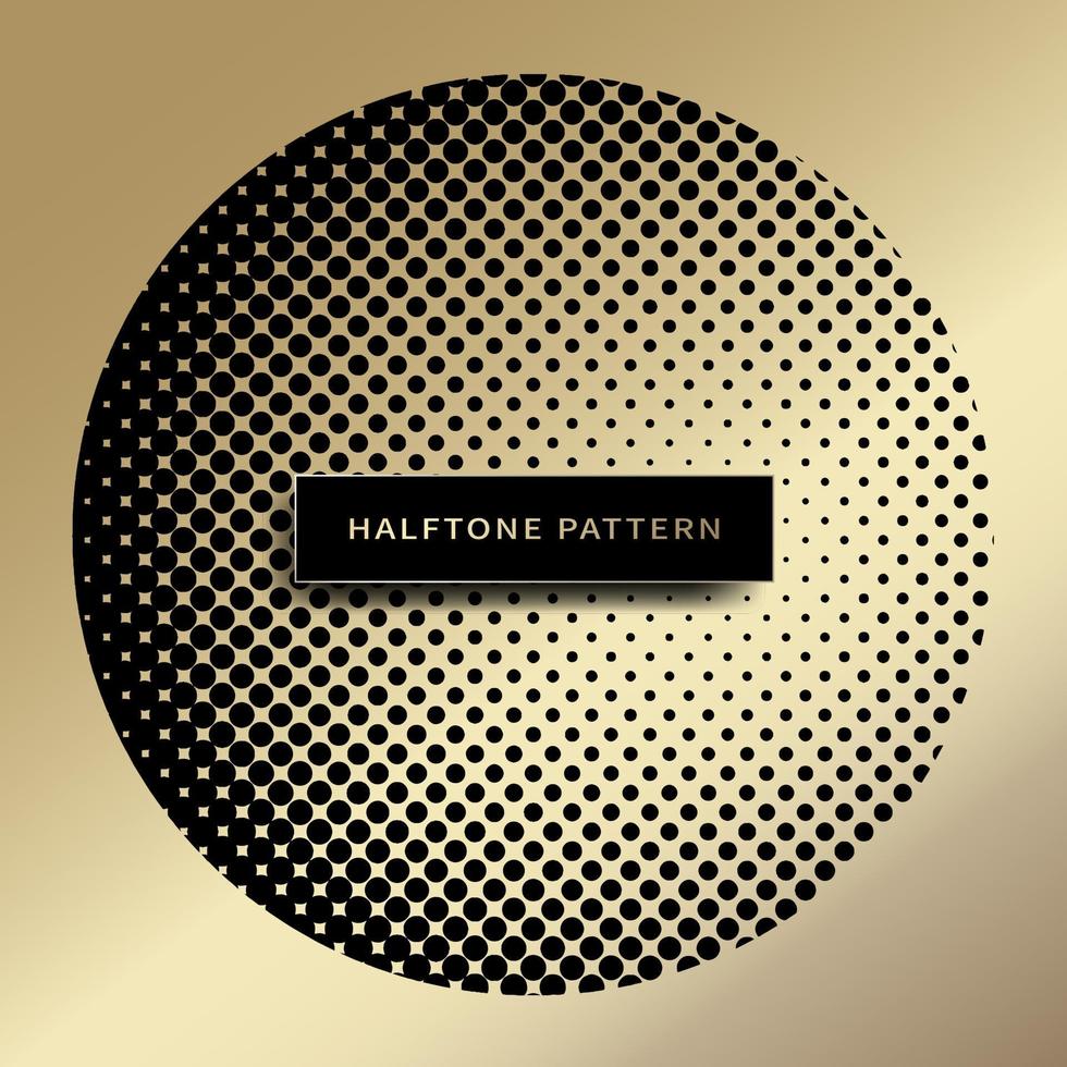 Halftone dots design, halftone background vector