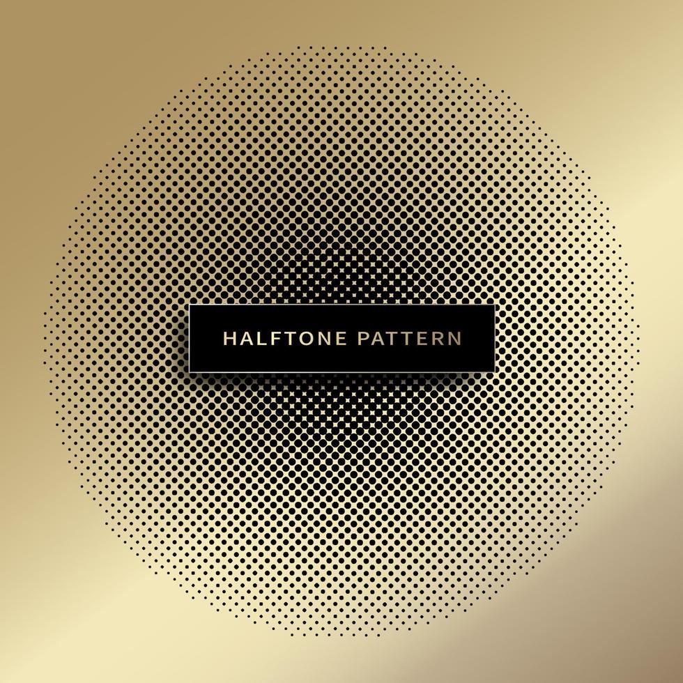 Halftone dots design, halftone background vector