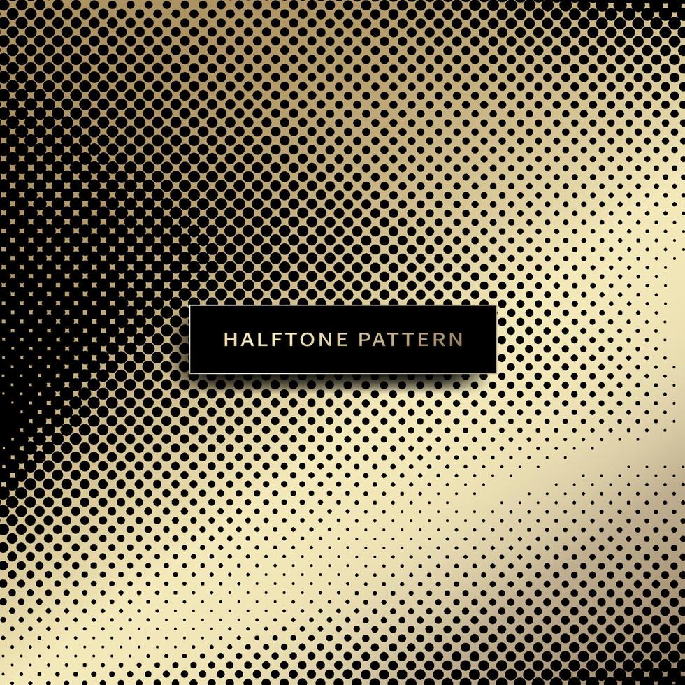 Halftone dots design, halftone background vector