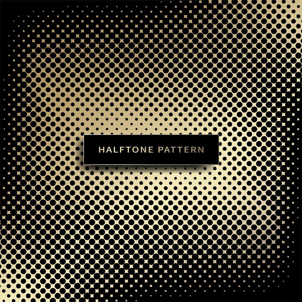 Halftone dots design, halftone background vector