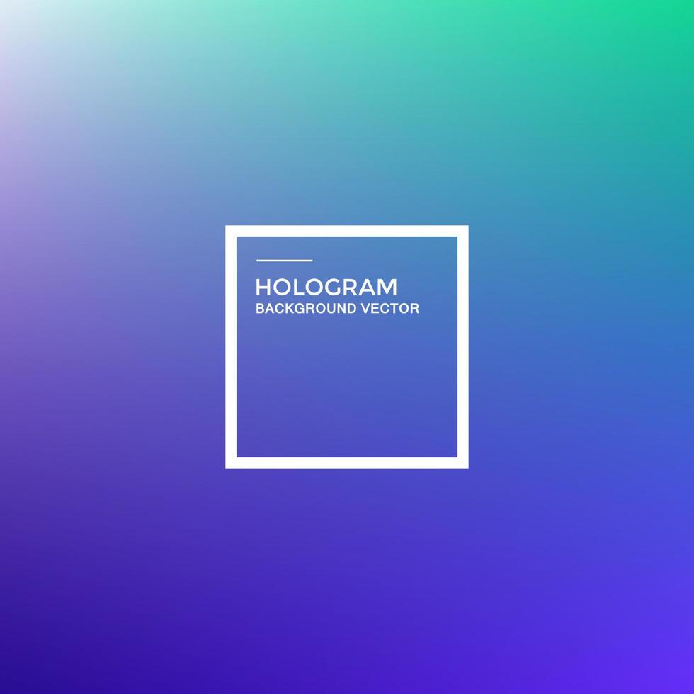 vector de fondo de gradiente de holograma, patrón de holograma