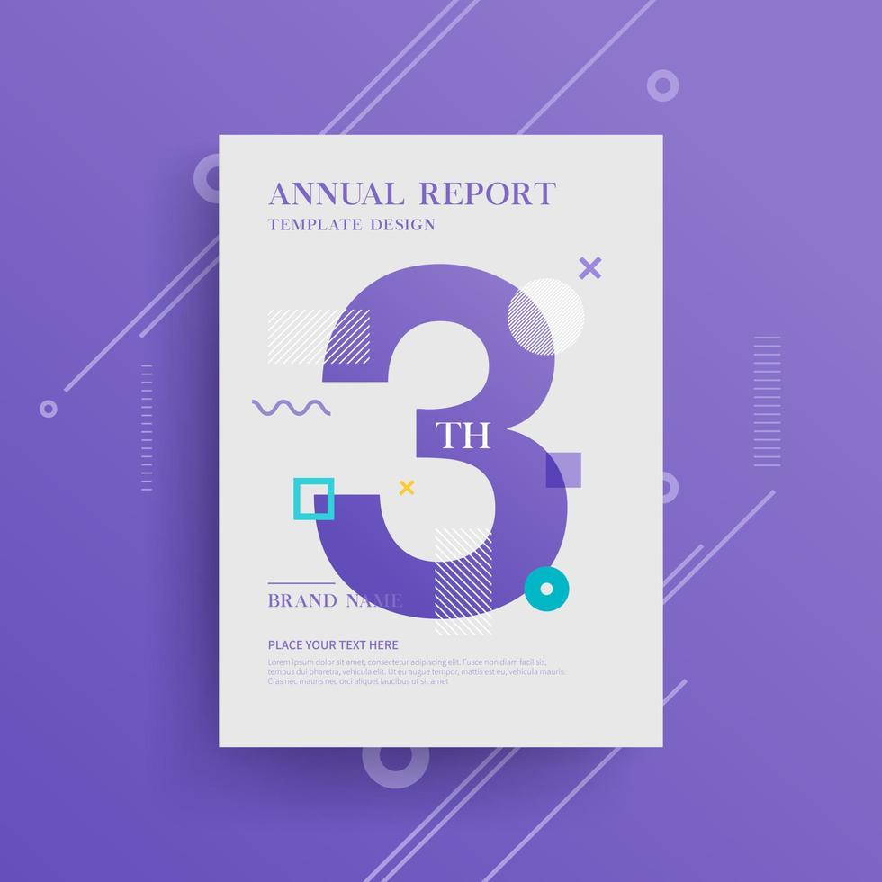 Brochure background with geometric shapes, abstract background vector