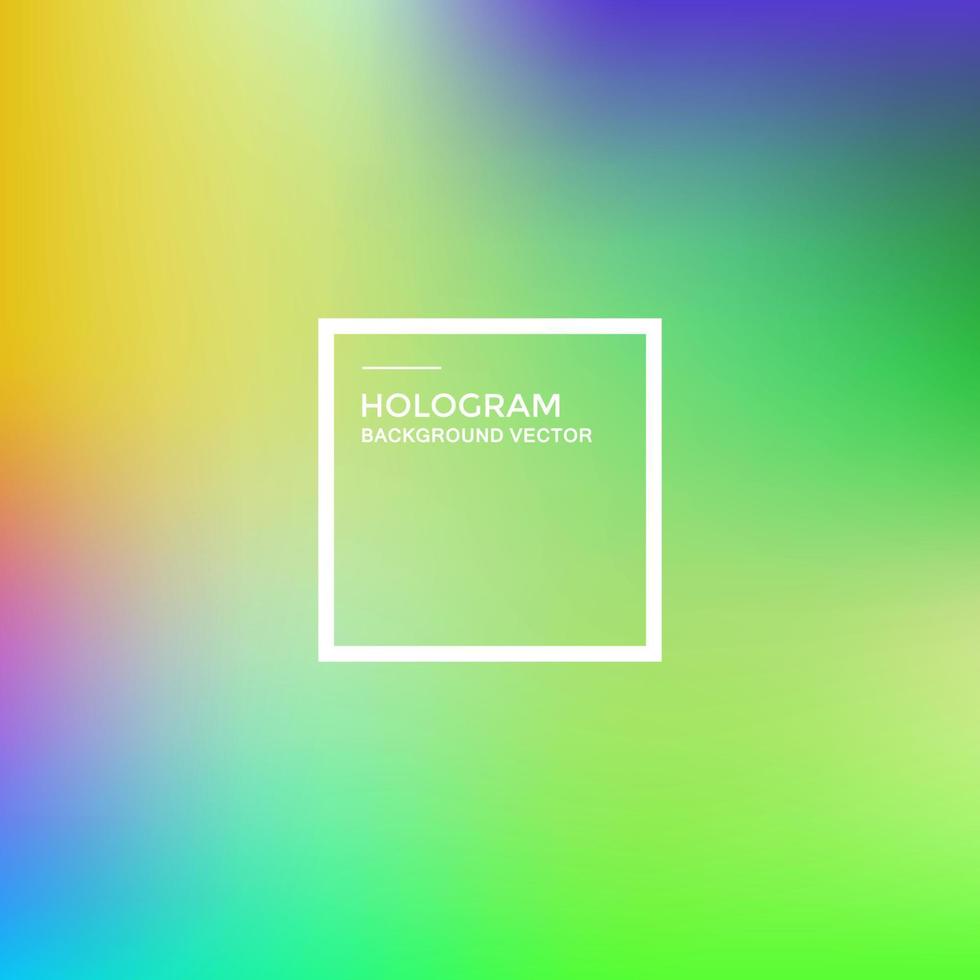 Vector background of hologram gradient, hologram pattern