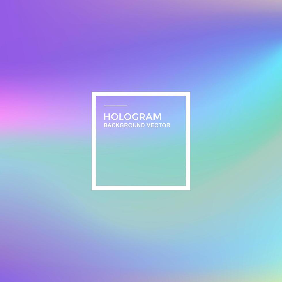 Vector background of hologram gradient, hologram pattern