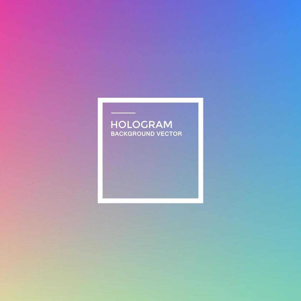 Vector background of hologram gradient, hologram pattern