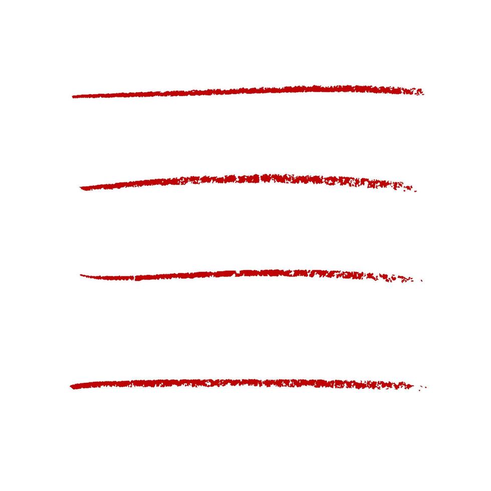 set of hand drawn colorful arrows and lines. vector highlighter elements