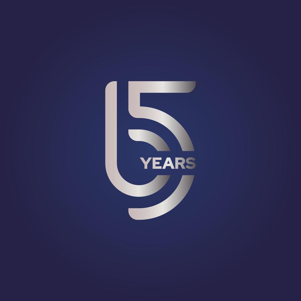 luxury anniversary celebration design for background  banner  birthday or wedding party event decoration vector