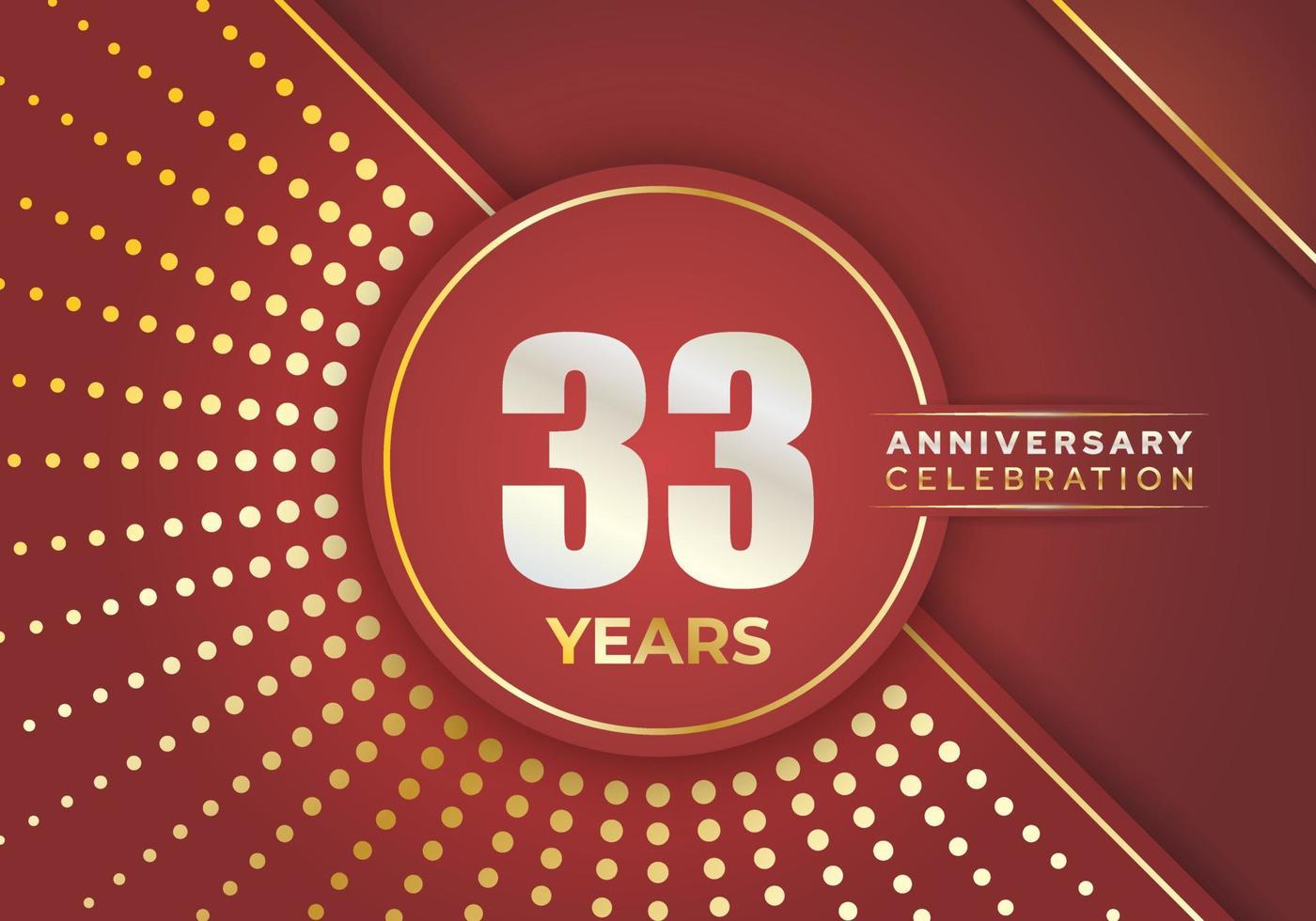 luxury anniversary celebration design for background  banner  birthday or wedding party event decoration vector