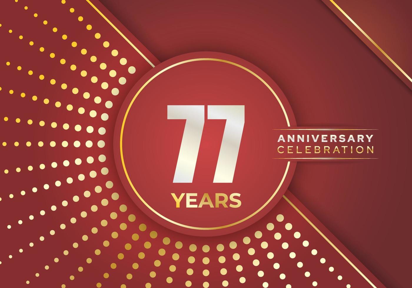 luxury anniversary celebration design for background  banner  birthday or wedding party event decoration vector