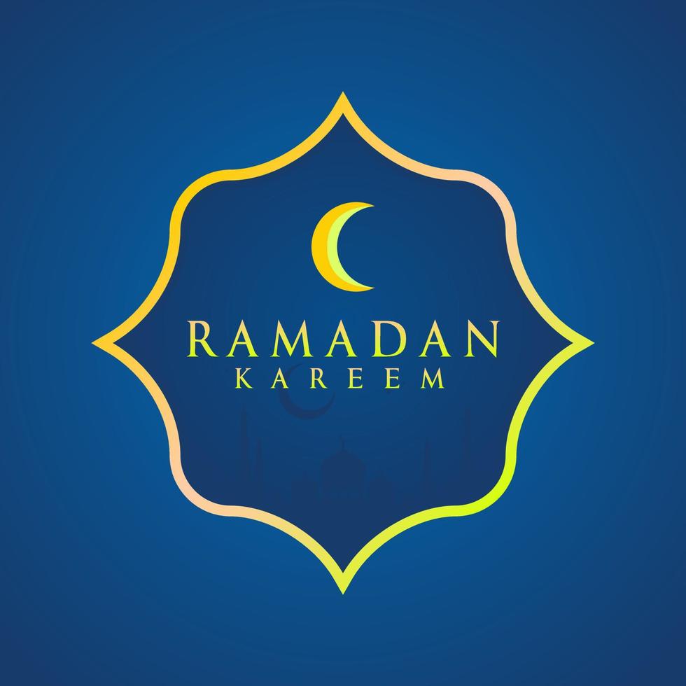 Ramadan Kareem Vector Illustration, Graphic design for the decoration of gift certificates, banners and flyer