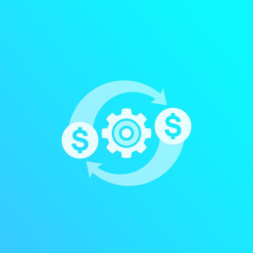 costs optimization, efficiency and cost management concept vector