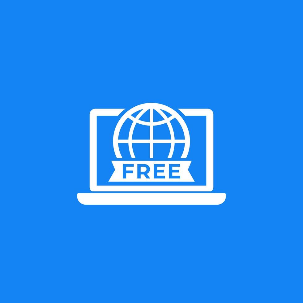 free web access icon, vector