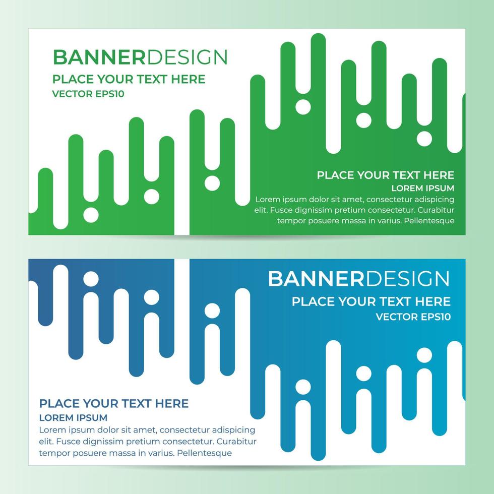 Vector Abstract Banner Design Web Template
