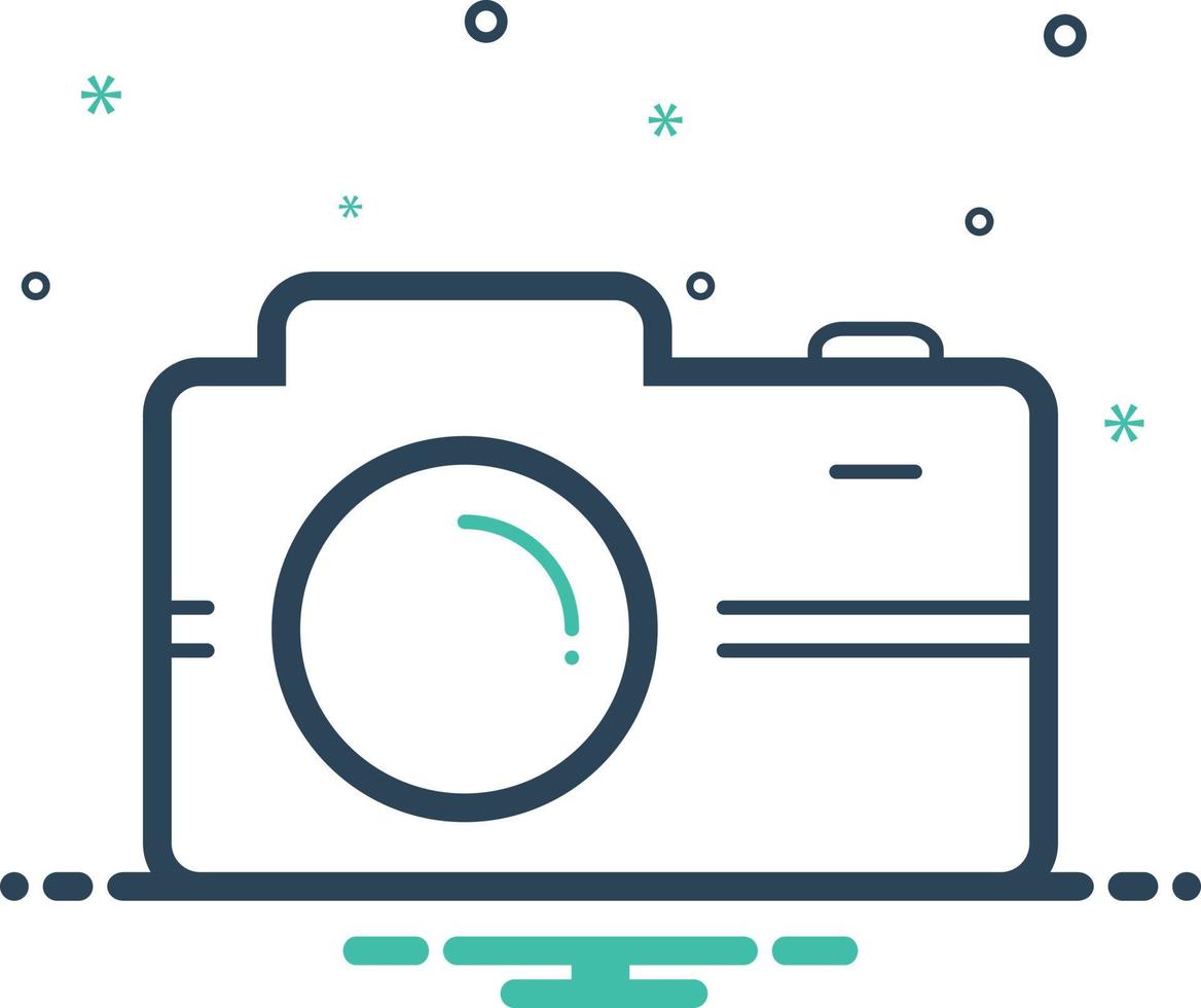 Mix icon for camera vector