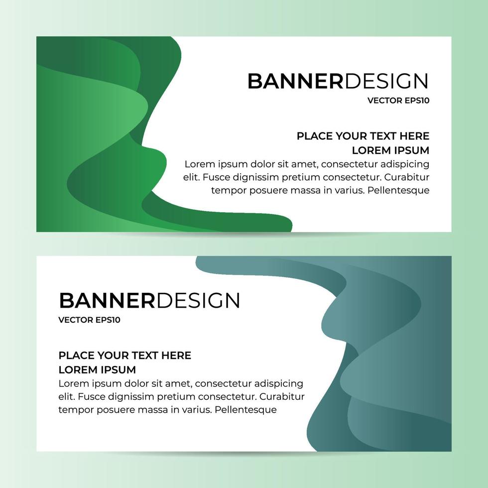 Vector Abstract Banner Design Web Template