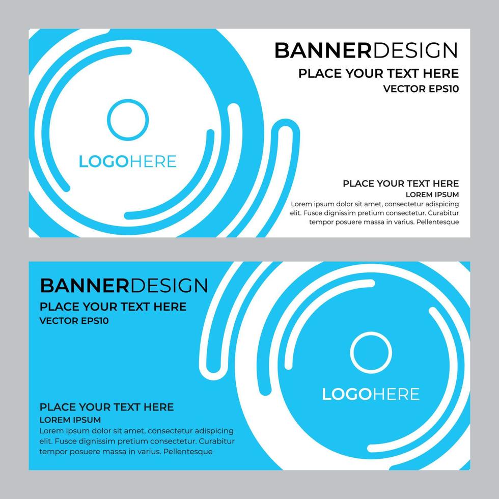 Vector Abstract Banner Design Web Template