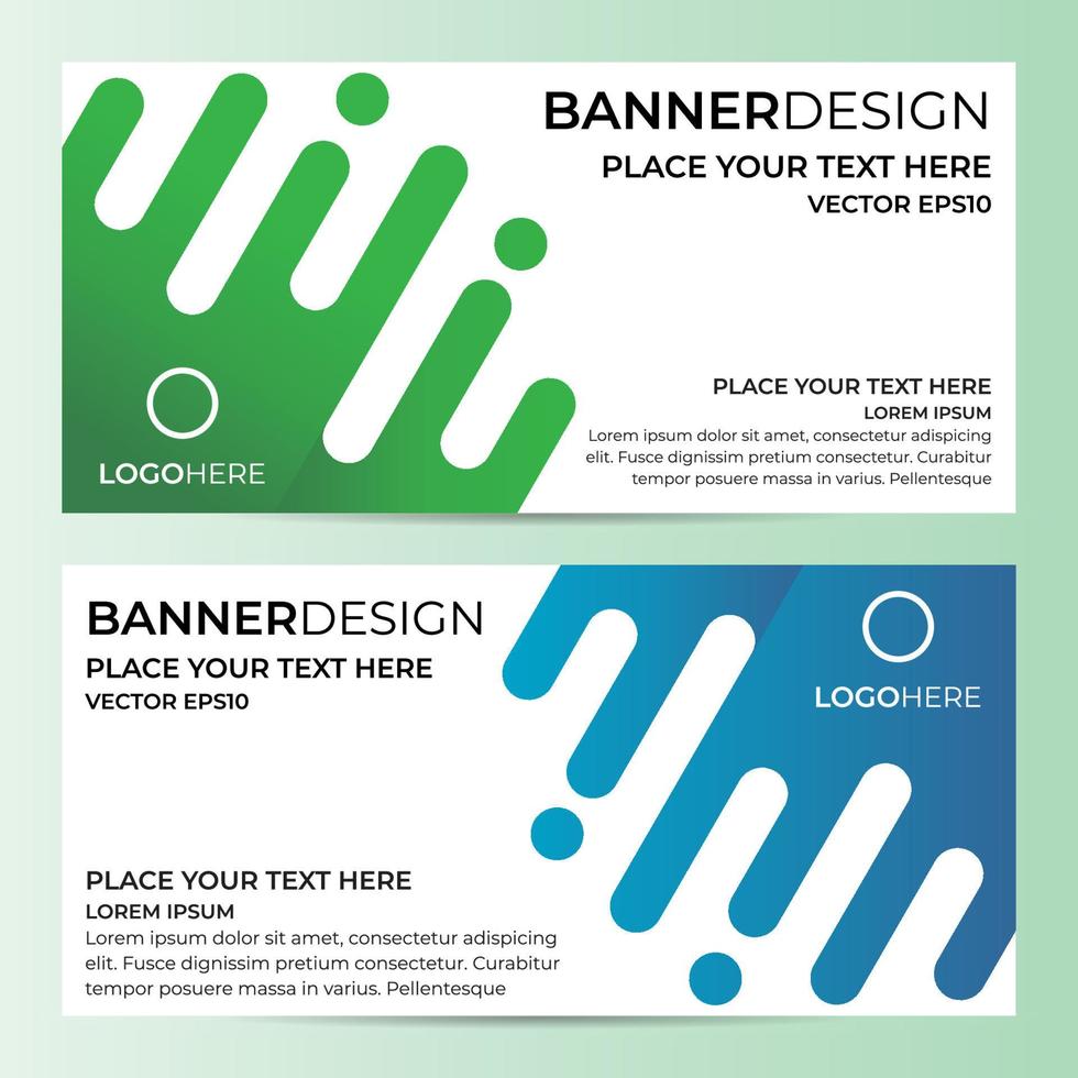 Vector Abstract Banner Design Web Template