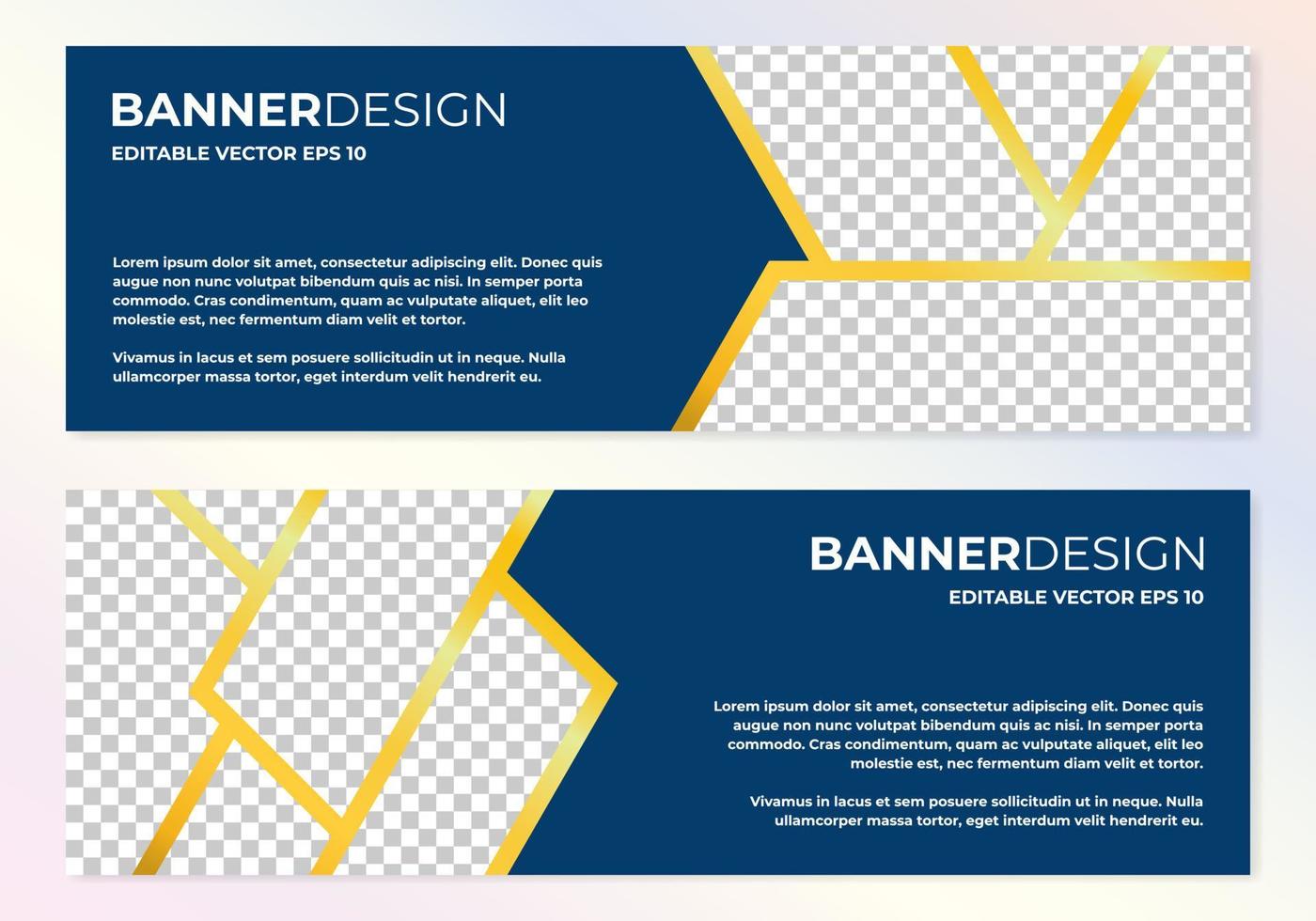 Vector Abstract Banner Design Web Template