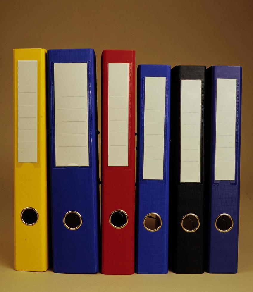 Types of folders for offices and government offices 3525603 Stock Photo