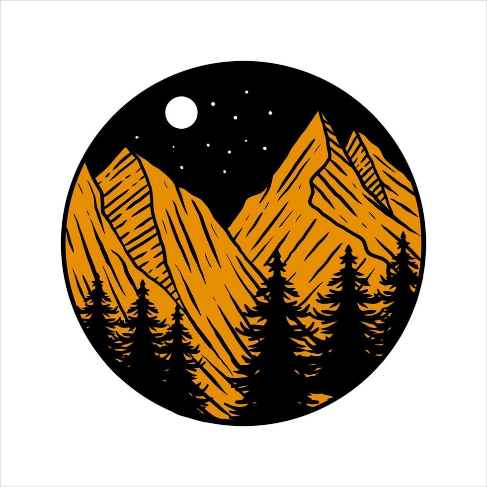 Mountain vector illustration m