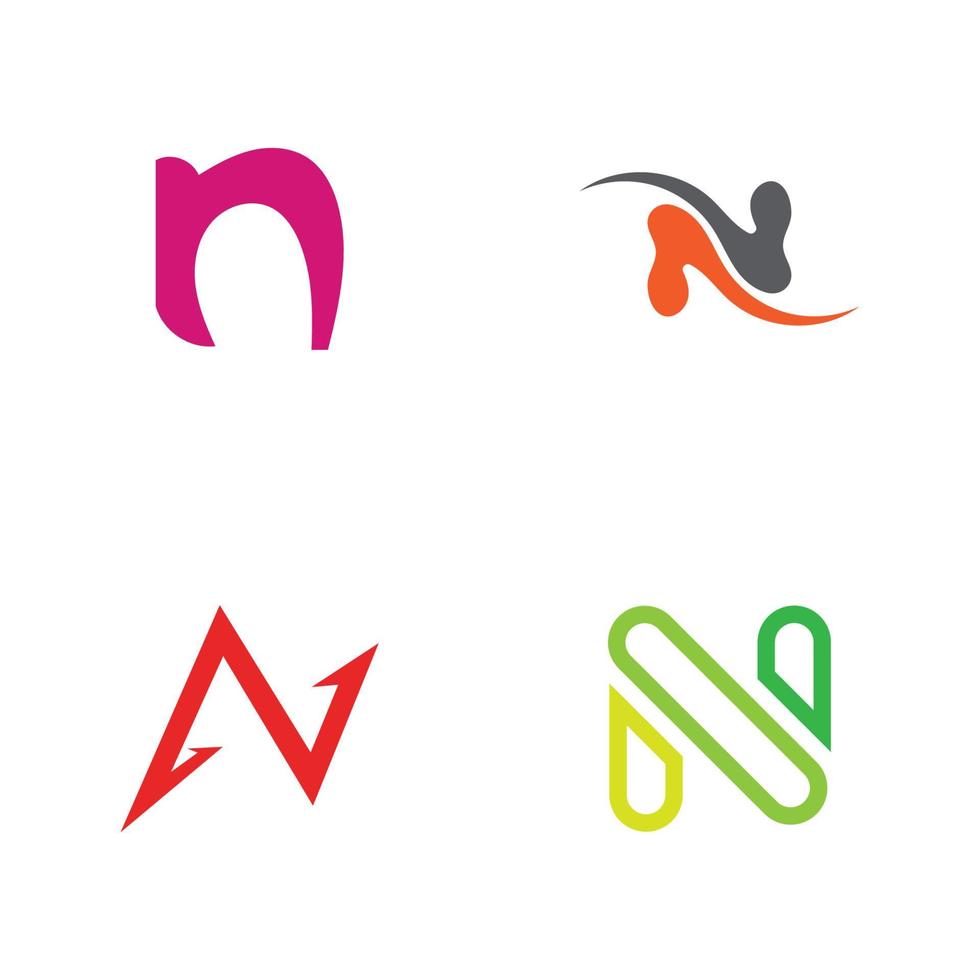 Letter N Logo Template vector icon design