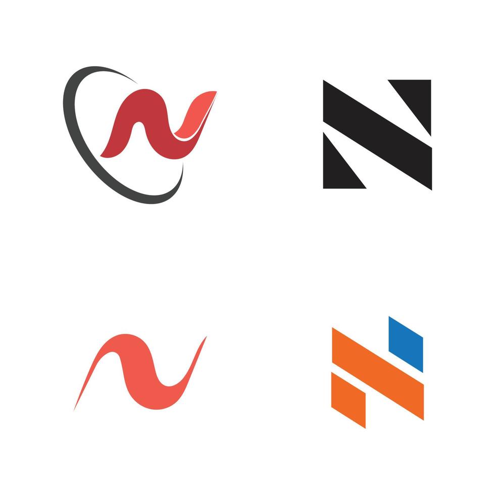 Letter N Logo Template vector icon design