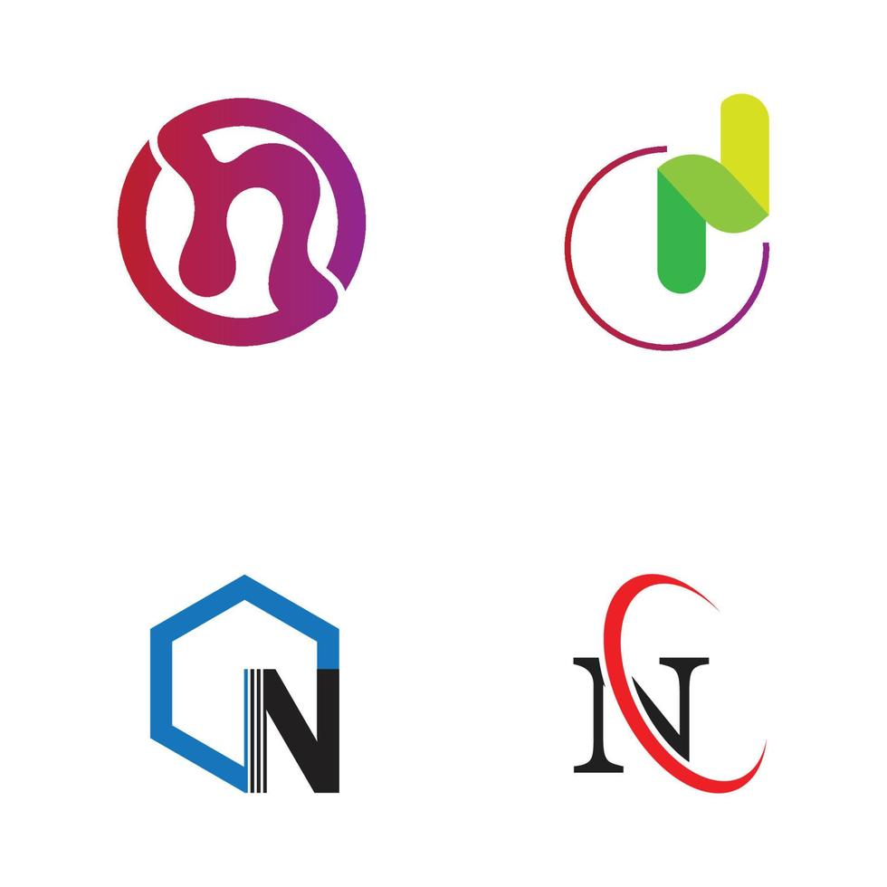 Letter N Logo Template vector icon design