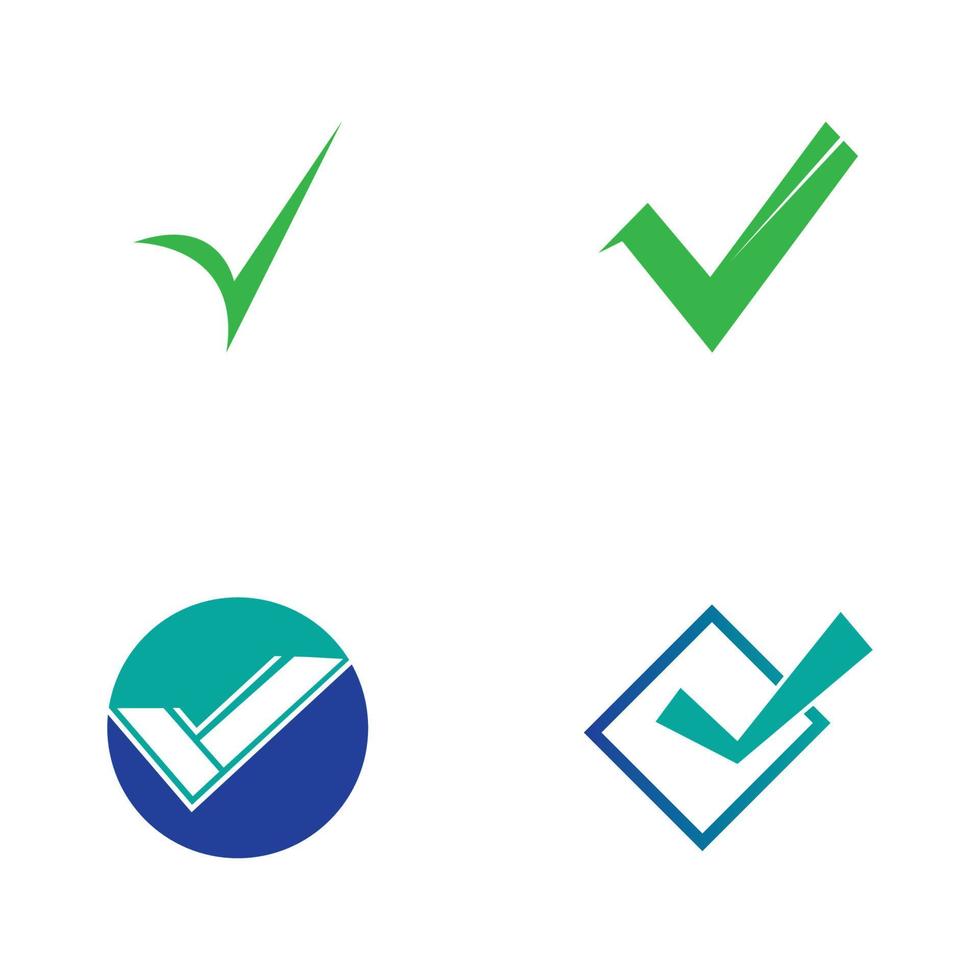 check mark logo vector