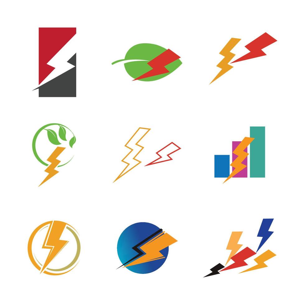 lightning bolt logo vector